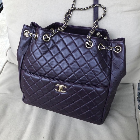 Chanel bucket back. Dark purple. - Picture 10 of 10